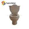 New Crema Marfil Marble Bathroom Floor Mounted Toilet