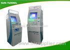 Multifunction Patient Registration KioskLcd Touch Screen Kiosk With Card Reader