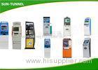 High Stability Floor Standing Touchscreen Kiosk Payment Systems With Cash Dispenser