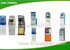 High Stability Floor Standing Touchscreen Kiosk Payment Systems With Cash Dispenser