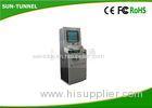 High Safety POS Terminal Touch Screen Information Kiosk For Queue Ticketing System