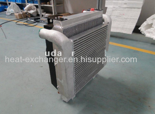 Oil cooler for air compressor high quality aluminum plate fin heat exchanger Chind leading heat exchanger manufacturer