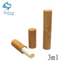 3ml eco empty wood lip balm stick container tube