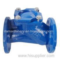 DIN3202 F6 ANSI 125/150 cast iron GG25 flange ball check valve for water treatment