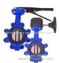 DIN3202-1999 K1 cast iron wafer type and lug type butterfly valve for water oil etc