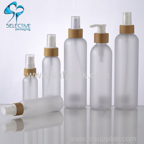 empty frosted china pet plastic spray packaging bottle