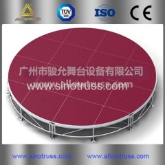 Hot sale Aluminum alloy stage portable stages customized shape