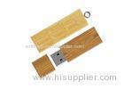 Economical Wooden Usb Memory Stick 2GB - 64GB Swivel Shape With Wrist Strap