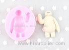 Cartoon Baymax Oval Fondant Silicone Molds Cake Decorating 7.6*6.7*2cm