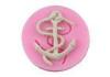 Mini Anchor Shaped Fondant Cake Silicone Molds Micowave Safe No Penetration