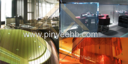 hall use coil mesh curtain space divider