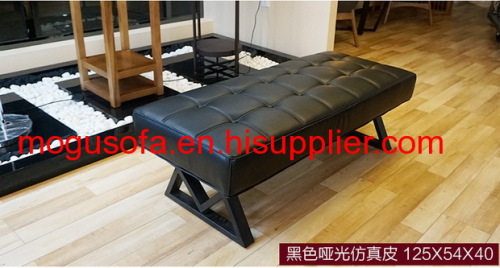 MOGU Original design Metal foot with fashion Sofa for lobby/shops/mall/reception sofa with PVC/VINLY/Real leather custom