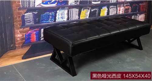 MOGU Original design Metal foot with fashion Sofa for lobby/shops/mall/reception sofa with PVC/VINLY/Real leather custom