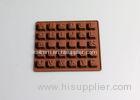 26 Letter Rectangle Shaped Silicone Ice Cube Molds DIY Chocolate Sugar And Cookie