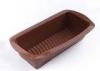 Custom Silicone Rubber Baking Molds For Toast Dishwasher Free Corrugated Bottom