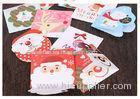 Foldable And Printable Merry Christmas Greeting Cards Santa Elk Various Patterns