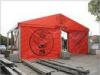 Flame Retardant Orange Fabric Covered Structures Commercial Event Tents