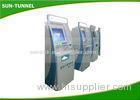 LCD Display Floor Standing Self Service Kiosk Payment Machine With Steel Cabinet