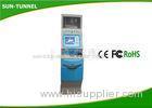 Green Color Free Standing Self Service Kiosk Registration Application