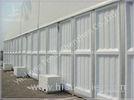 Waterproof Outdoor Event Tent Fittings Glass Wall / ABS Wall / Corrugated Sheet Wall