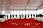 Outdoor Aluminum Structure White Event Tents With Double Wing Glass Door