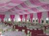 300 People Luxury Wedding Tents Rentals Aluminium Frame Marquee With Pink White Lining Decoration