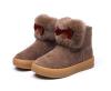 Girls and boys fashion boots with fur