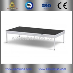 Mobile portable aluminum alloy stages simple stage
