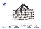 Houndstooth Printing Insulated Cooler Bags 120g / m With Aluminum / Pearl Form Inner