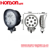 Wholesales waterproof 27w off road light tractor led work light for truck