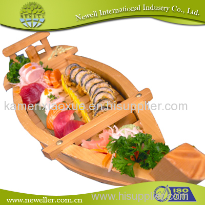 Best quality japanese bamboo sushi boats With Logo