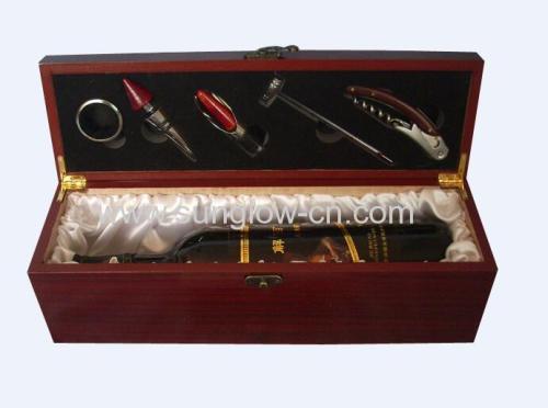 Wine Wooden packing Box with tools