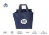 25 * 15 * 32cm Blue Silkscreen Tote Bags 100g / M With Pp Non Woven Material
