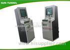 Waterproof LCD Monitor Bank Self Service Kiosks For Business AC 110V - 240V