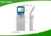 Hospital Advertising Screen Self Service Ticket Kiosk With Card Reader