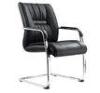 Genuine Leather Office Furniture Reception Desk Chair No Wheels Office Furniture
