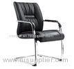 Genuine Leather Office Furniture Reception Desk Chair No Wheels Office Furniture