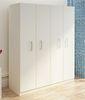 White Interiors Modern Home Furniture Fitted Bedroom Wardrobes Customied