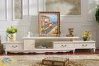 Wall Unit White Corner TV Stand Cabinet Wooden Furniture European Style