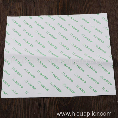 Factory food wrapping grease proof paper sheets