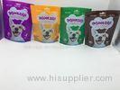 Pet Product Packaging 4 Side Cat Food Orange Bag ODM Available