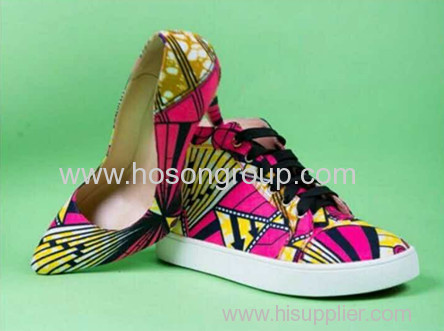 African Printed Fabric Shoes