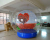 Giant Inflatable Human Size Snow Globe With Flutter Snowflake