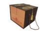 Decorative Corrugated Gift Cardboard Box Handmade Rectangular With Rope