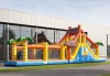 Hot Selling Jungle Inflatable Obstacle Course