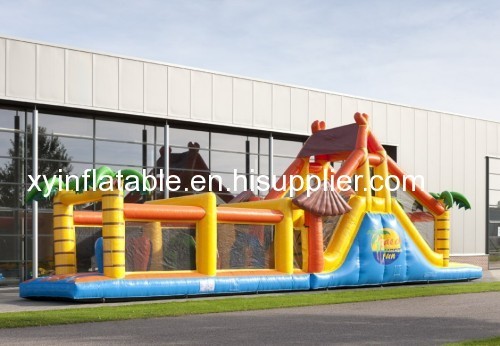 Hot Selling Jungle Inflatable Obstacle Course