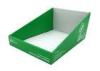 Green Store Counter Cardboard Display Box Rectangle Custom Printed