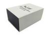 Luxury Black Watch Gift Cardboard Box Packaging Glossy Lamination With Pillow