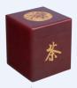 Tea Packing Wooden Box with Gold color