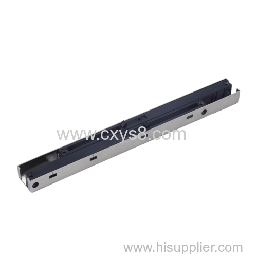 Soft closing system sliding interior middle door damper